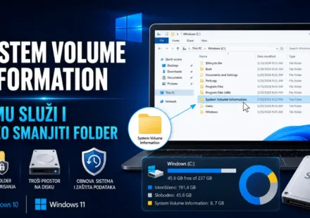 System Volume Information: čemu služi i kako smanjiti folder