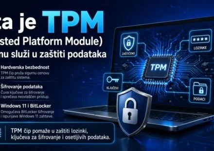 Šta je TPM (Trusted Platform Module) i čemu služi u zaštiti podataka