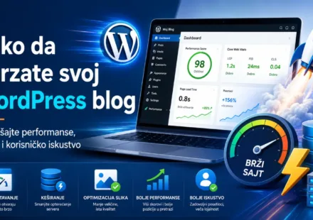 Kako da ubrzate svoj WordPress blog i poboljšate performanse