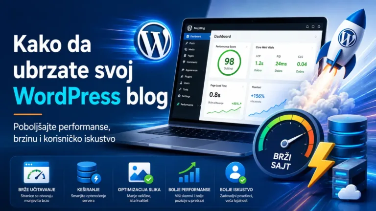 Kako da ubrzate svoj WordPress blog i poboljšate performanse