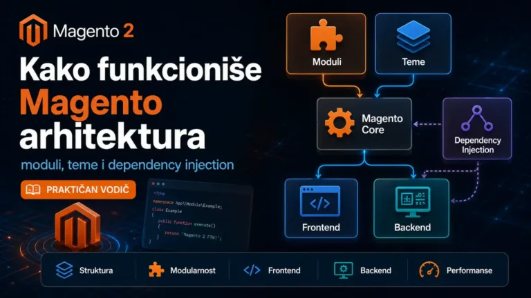 Kako funkcioniše Magento arhitektura: moduli, teme i dependency injection