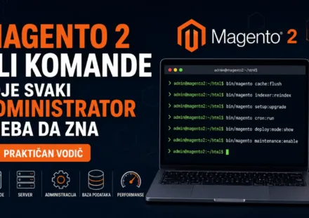 Magento 2 CLI komande koje svaki administrator treba da zna