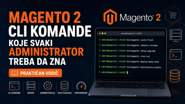 Magento 2 CLI komande koje svaki administrator treba da zna