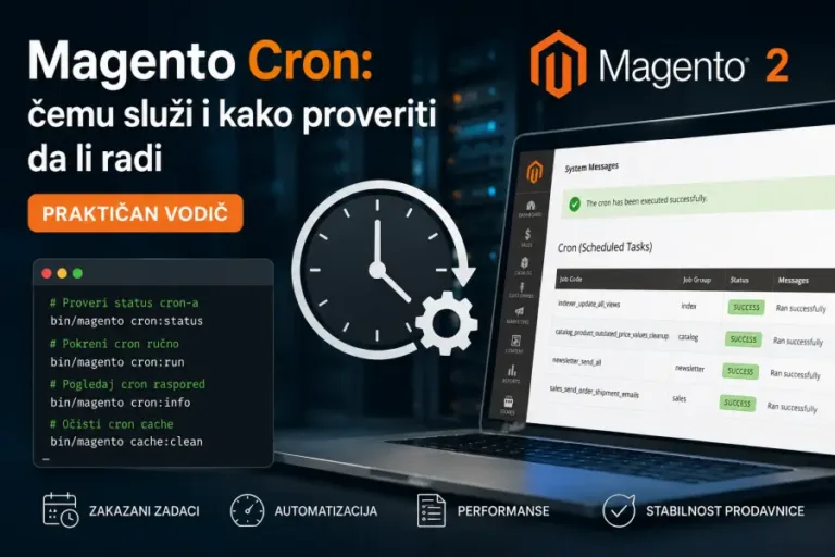Magento Cron: čemu služi i kako proveriti da li radi