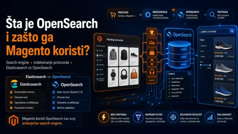 Šta je OpenSearch i zašto ga Magento koristi?